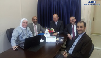 الاجتماع التنسيقي لبرنامج‎ MATRE في الجامعة العربية الدولية‎ AIU 